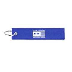 Woven Luggage Keychain Tag