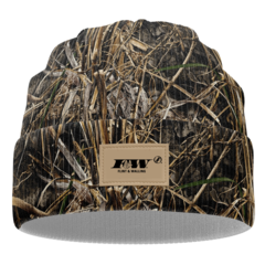 Banded Knit Cuff Beanie - Camo